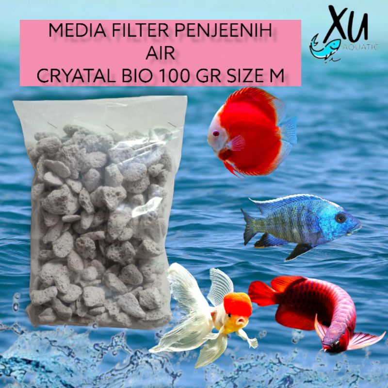Jual CRYATAL BIO 100 GRAM MEDIA FILTER JAPAN SUPER BIO MEDIA FILTER