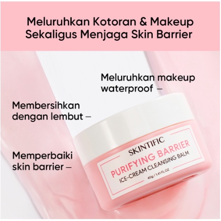 Jual Skintific Purifying Barrier Ice Cream Cleansing Balm G Shopee Indonesia