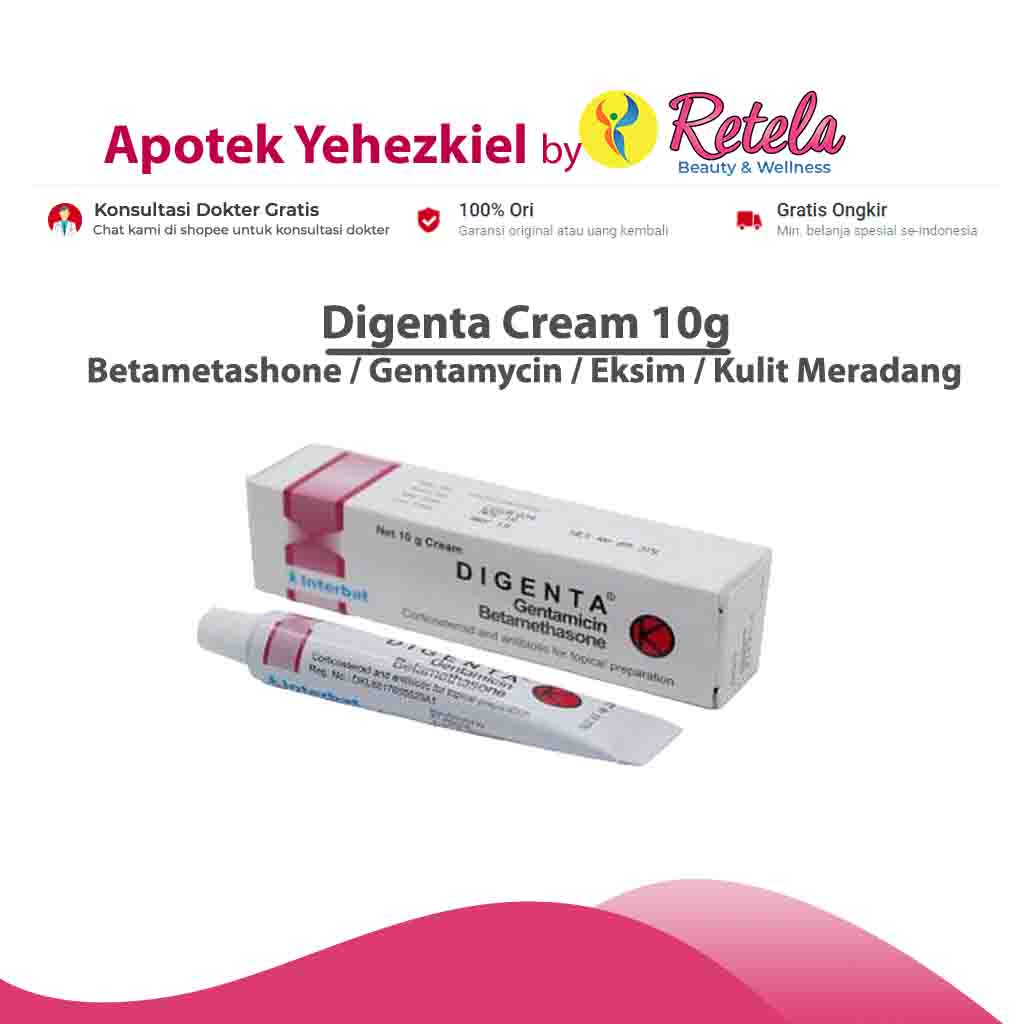 Jual Digenta Cream 10gr Shopee Indonesia