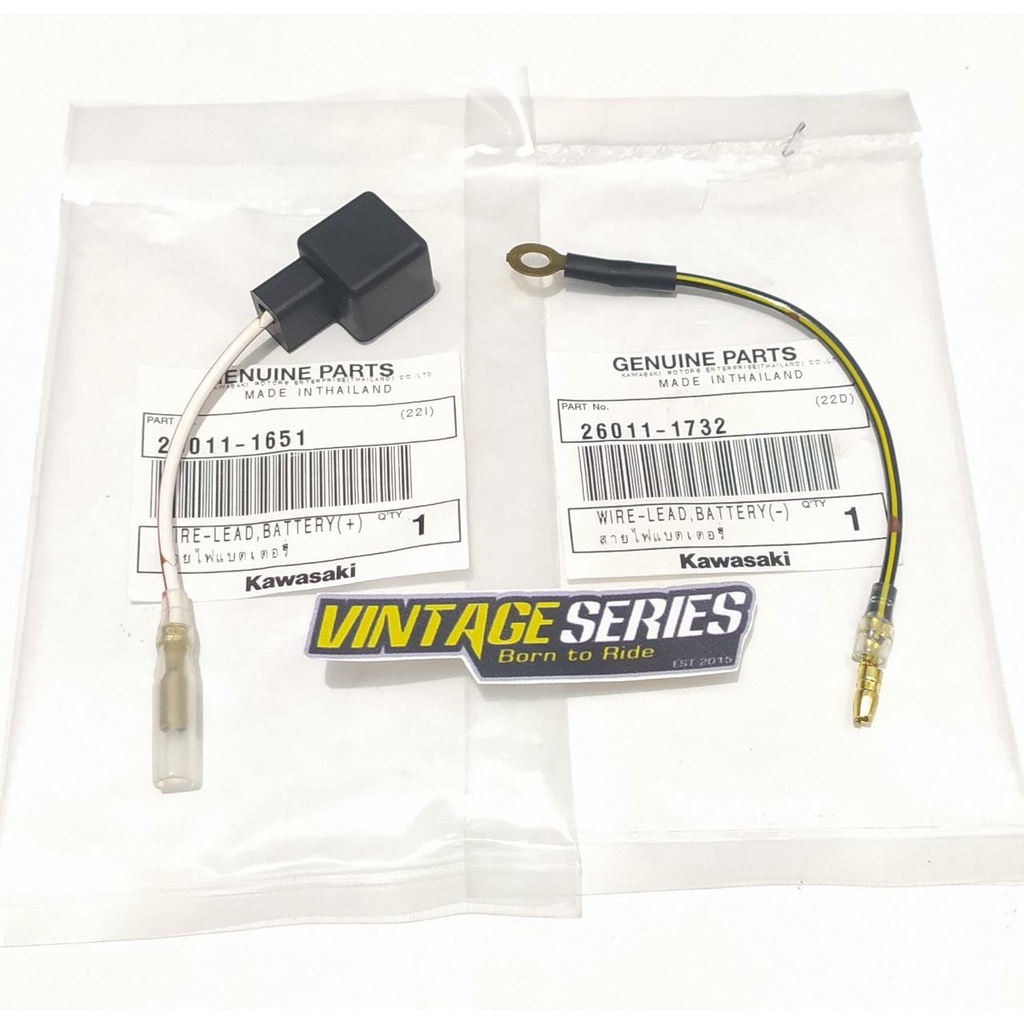 Jual Kabel Aki Ninja R RR SS plus dan minus original kawasa Kabel aki ...