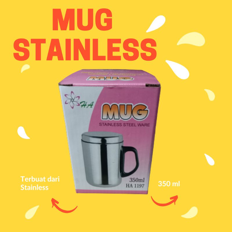 Jual Mug Stainless 350 Ml Shopee Indonesia 8463