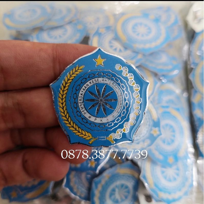 Jual Pin PKK 100 biji lapis resin tebal(promo) | Shopee Indonesia