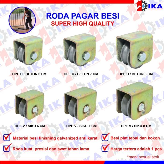 Jual Roda Pagar Besi Cor Super 6 7 8cm Roda Pintu Gerbang Rumah Original Shopee Indonesia 6582