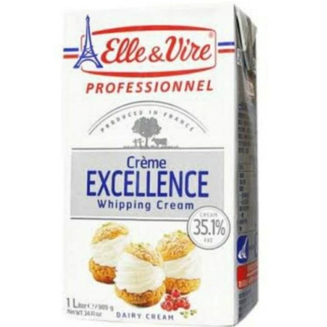 Jual Elle Vire Whipping Cream Liter Shopee Indonesia