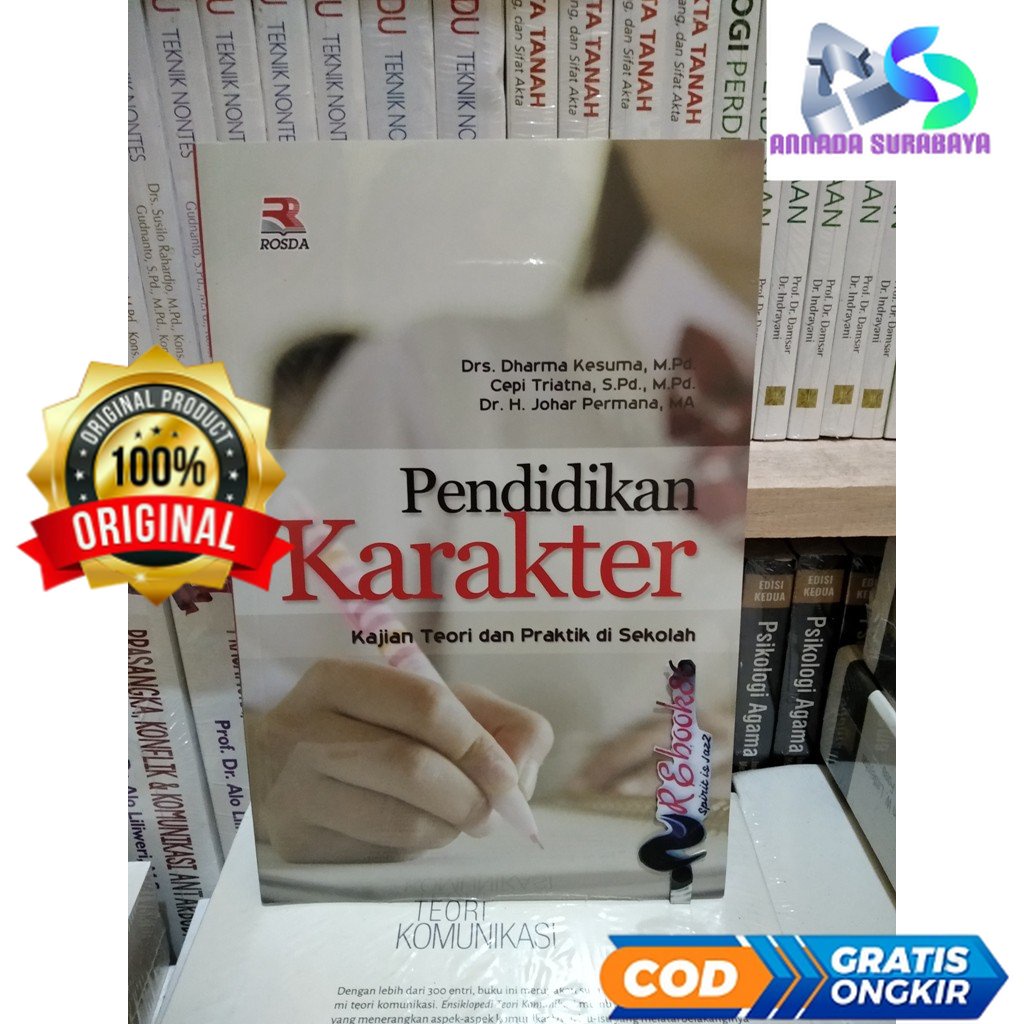 Jual Pendidikan Karakter ( Kajian Teori Dan Praktik Di Sekolah ) - DRS ...