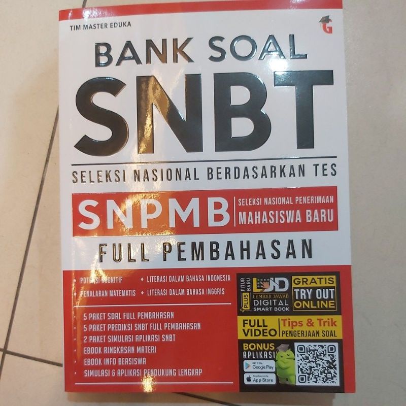 Jual JUAL BUKU BANK SOAL SNBT SELEKSI NASIONAL BERDASARKAN TES SNPNM ...