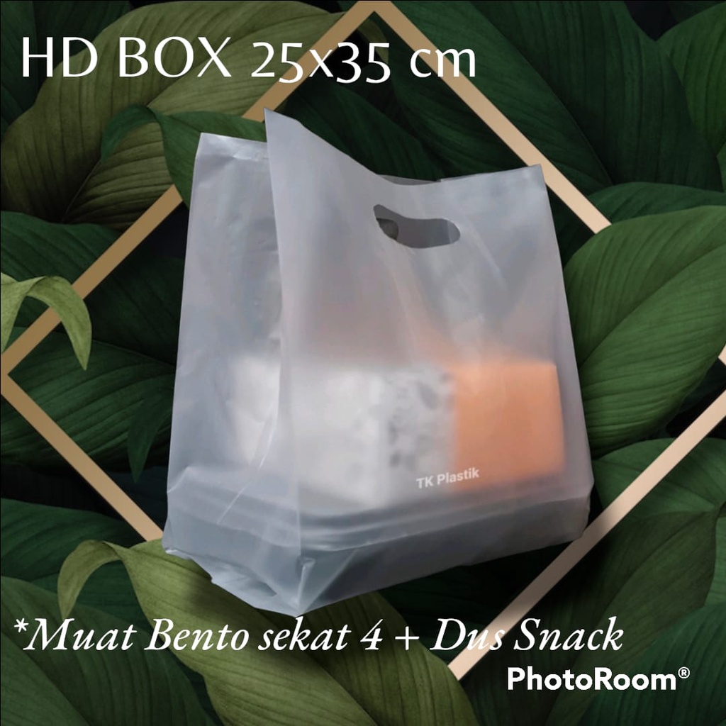 Jual Kantong Plastik Hd Box 25x35 Cm Isi 25lembar Kantong Plastik Dus Kue Termurah Shopee 9433