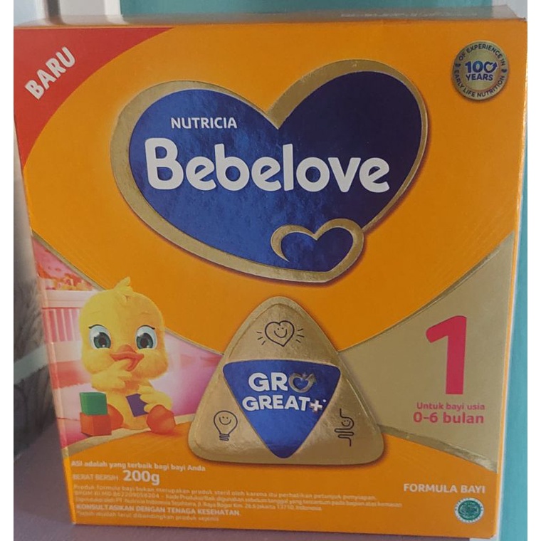 Jual Bebelove 1 uk 200 gram ex Tahun 2026 | Shopee Indonesia