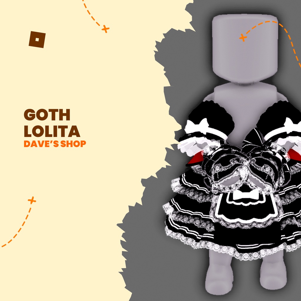 Jual GOTH LOLITA FULL SET ROYALE HIGH Shopee Indonesia