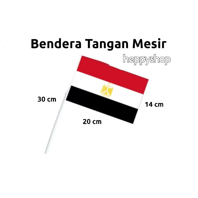 Jual Bendera Tangan Stik Pawai Negara Mesir | Shopee Indonesia