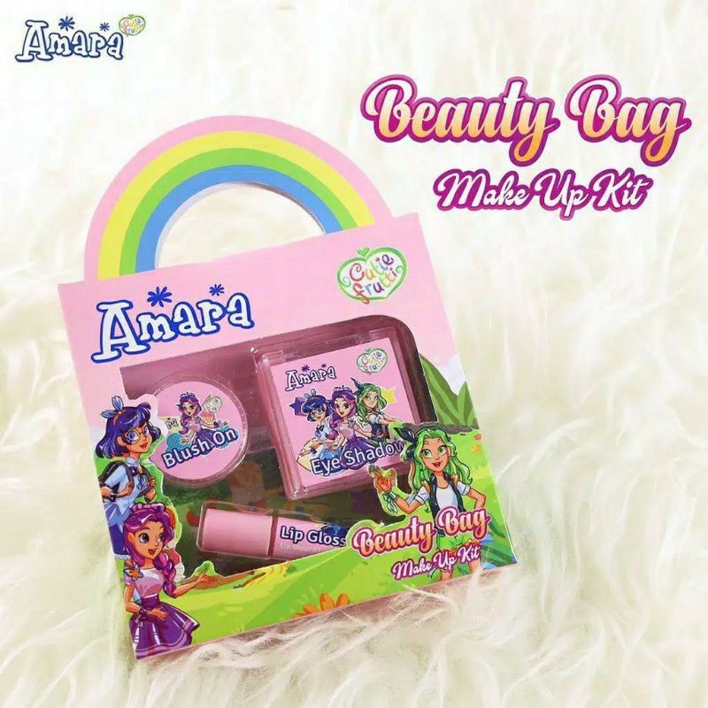 Jual AMARA Beauty bag MAKE UP KIT khusus Anak Shopee Indonesia