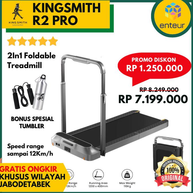 Jual Kingsmith WalkingPad R2 Pro Smart Foldable Treadmill - Silver ...