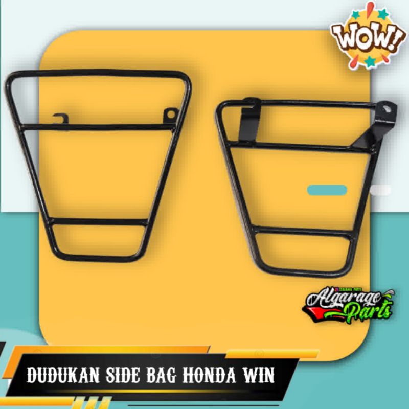 Jual Besi Dudukan Side Bag Honda Win Win Pangkon Tas Honda Win Satuset Kiri Kanan Shopee