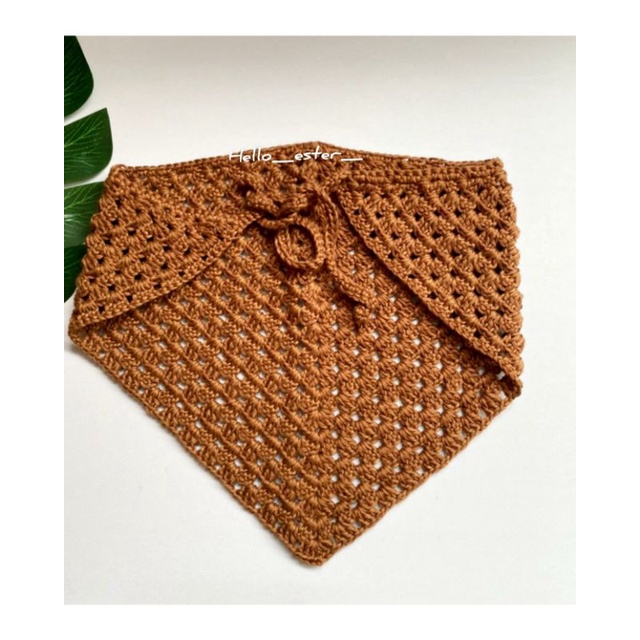 Jual Bandana rajut / Bando rajut segitiga / Bandana rajut segitiga ...