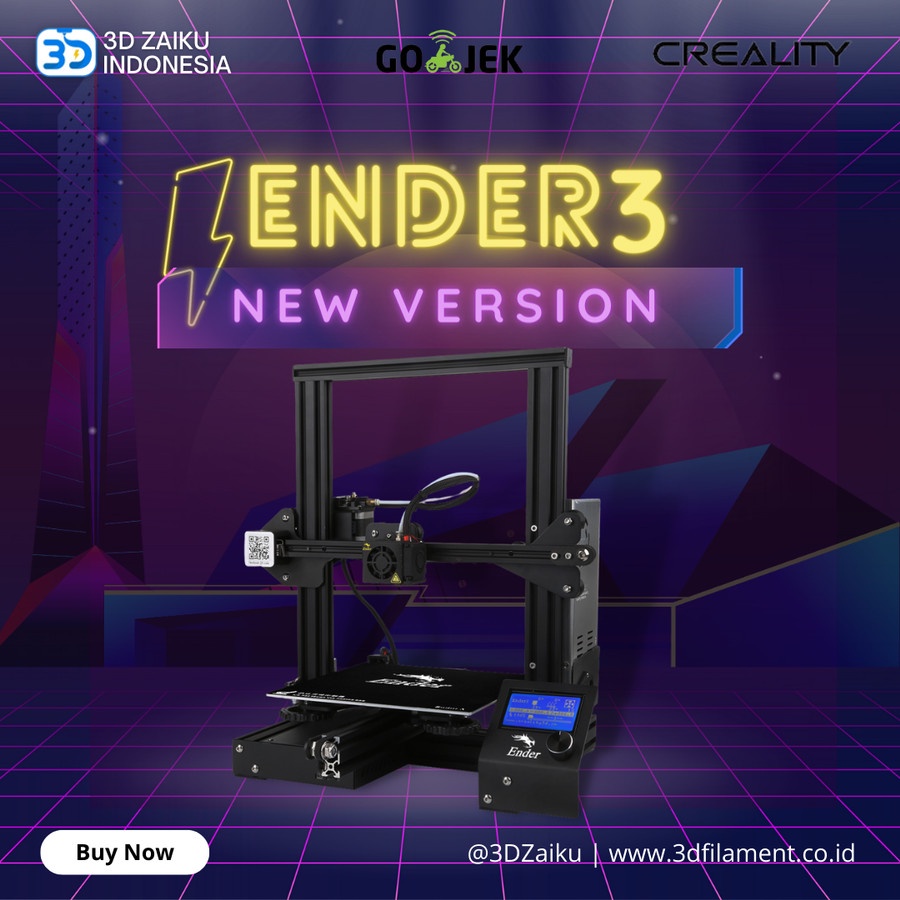 Jual Creality 3D Ender 3 3D Printer | Shopee Indonesia