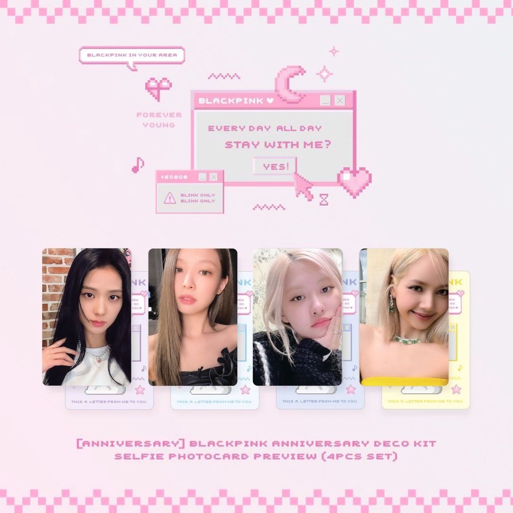 Jual [Photocard] BLACKPINK 6th Anniversary Deco Kit | Shopee Indonesia