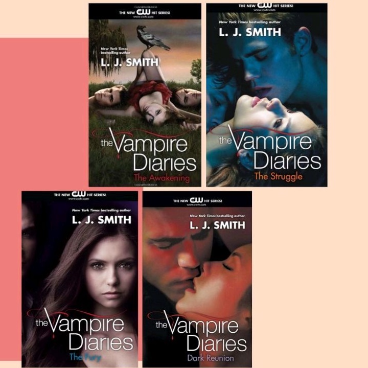 Jual (English) The Vampire Diaries (4buku) | Shopee Indonesia