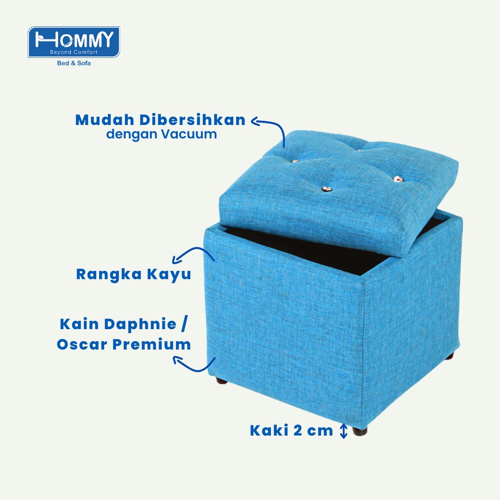 Jual Sofa Puff Storage / Stool Storage Minimalis / Puff Storage Kotak ...