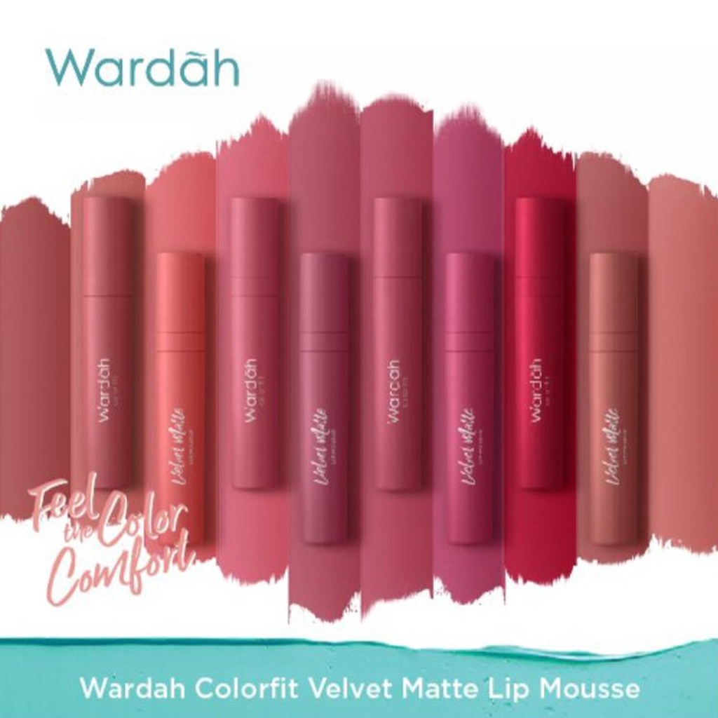 Jual (100% ORIGINAL) WARDAH COLORFIT VELVET MATTE LIP MOUSSE ORIGINAL ...