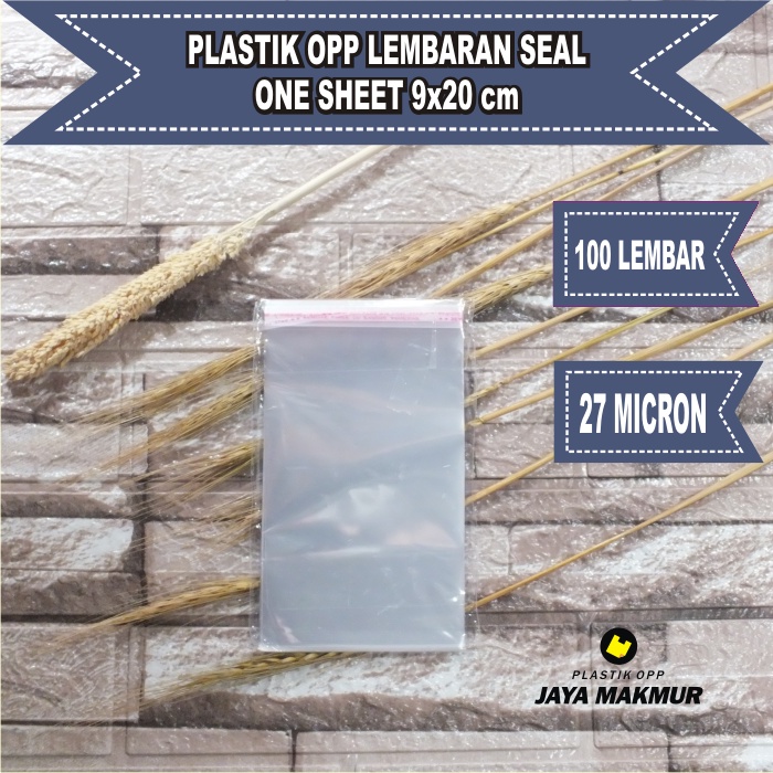 Jual Plastik Opp Seal Lembaran X Cm Plastik One Sheet Plastik Opp Kue Basah Isi Lembar