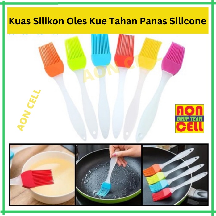 Jual Kuas Silikon Oles Kue Tahan Panas Silicone Brush Dapur Roti BBQ ...