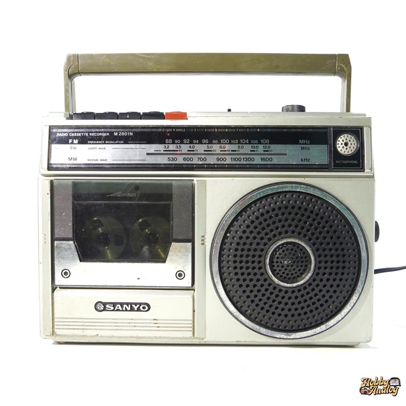 Jual Sanyo M 2801n Mini Boombox Cassette Player Pemutar Kaset Pita Shopee Indonesia