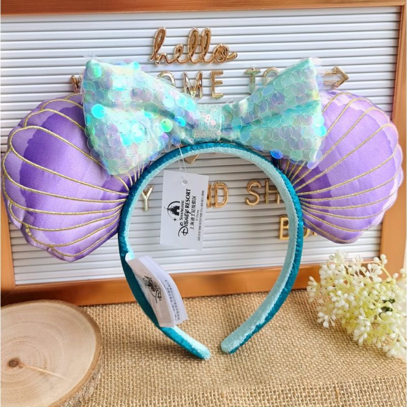 Jual Bando Minnie Mouse Mermaid Karakter Disney Original. | Shopee ...