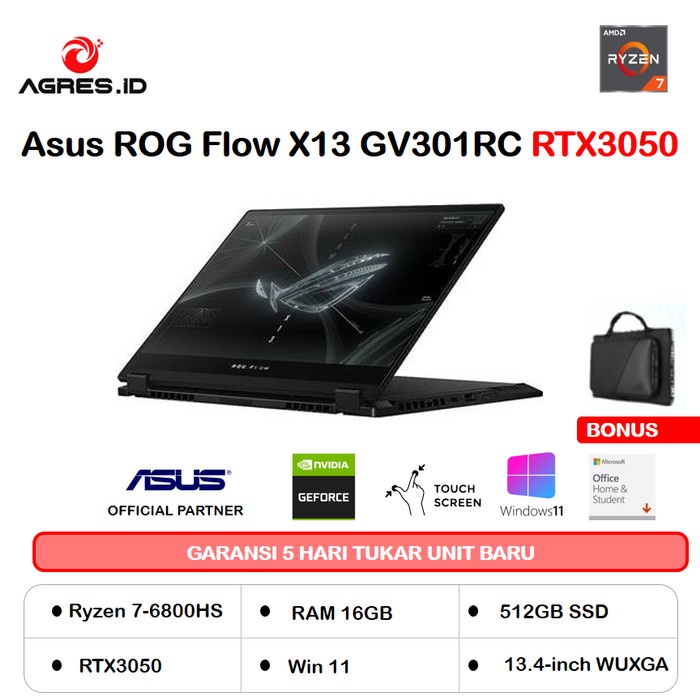 Jual Asus Rog Flow X13 Gv301rc Ryzen 7 6800hs Rtx3050 16gb 512gb Win 11ohs Shopee Indonesia 1393