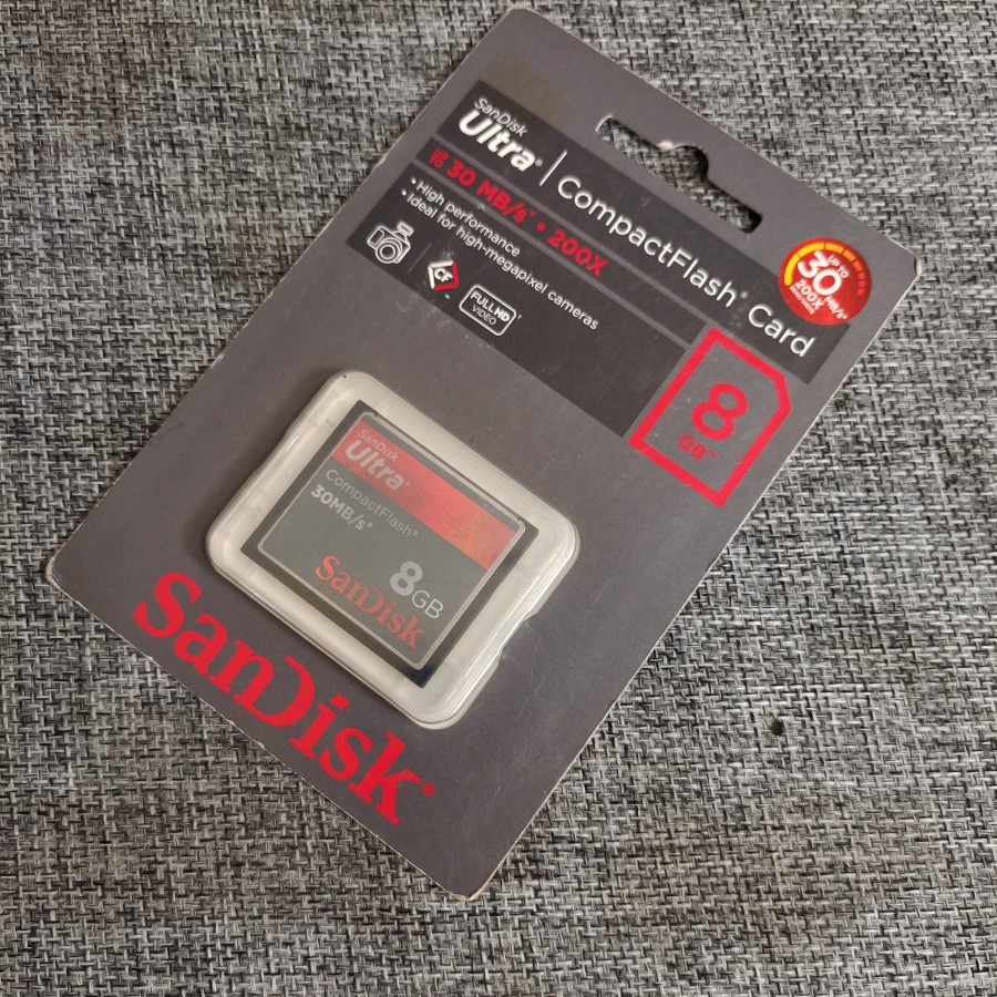 Jual Compact Flash 8GB Sandisk Ultra Original CF Card Industrial Memory