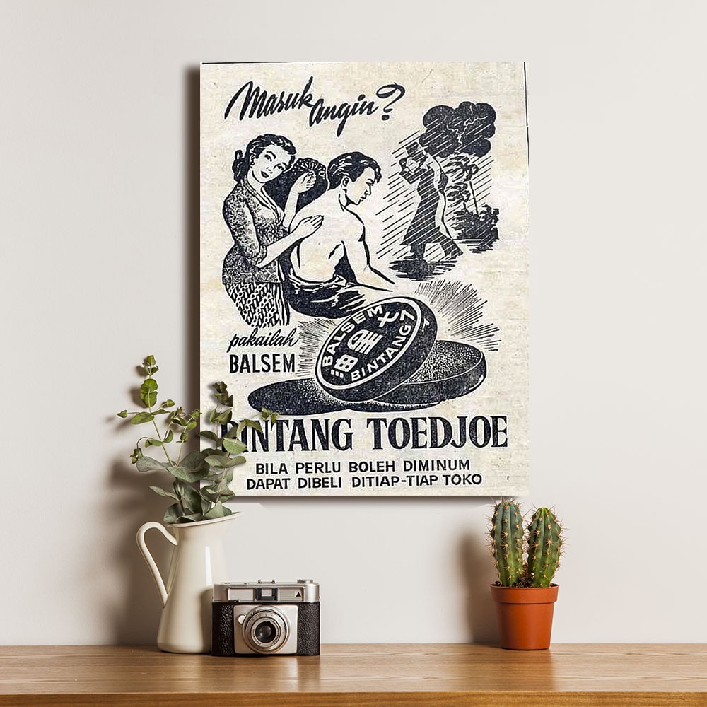 Jual Poster Dekorasi Hiasan Dinding Kayu Iklan Jadul Jaman Dulu Lucu