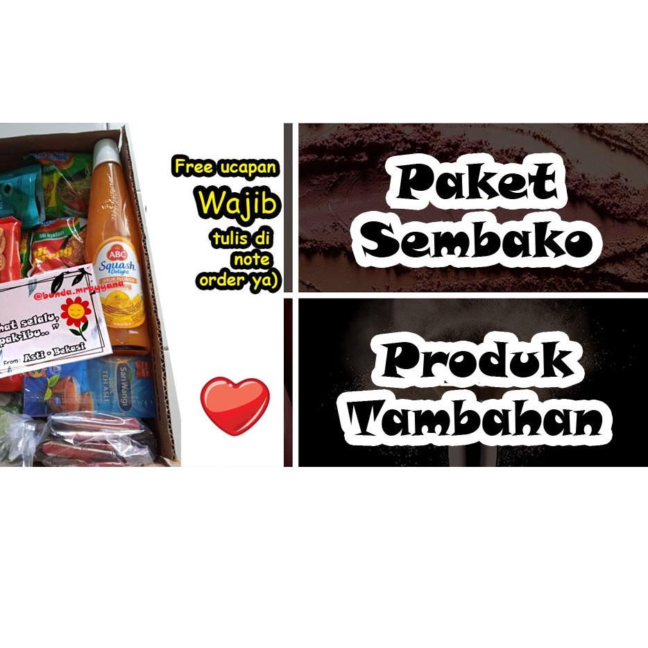 Jual EXCLUSIVE!(free kartu ucapan) #P-05 Paket Sembako (gula kopi sabun ...