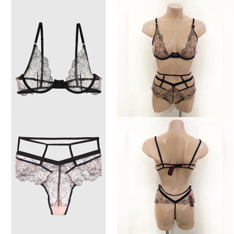 Jual La Senza Original Unlined Lace Sexy Bra Set 11190120 Shopee