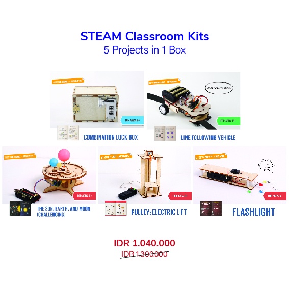 Jual STEAM Classroom Kits | Shopee Indonesia