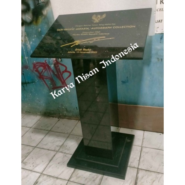 Jual Prasasti Peresmian dan Podium Marmer | Shopee Indonesia