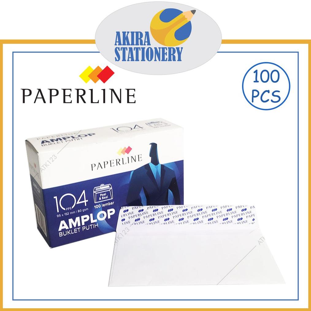 Jual Amplop Putih Paperline Pps Mm X Mm Pcs Shopee Indonesia