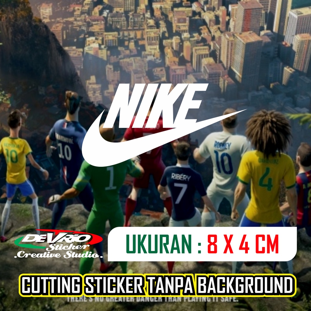 Jual Stiker NIKE Cutting Sticker Custom Timbul Motor Mobil Kaca Helm ...