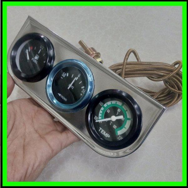 Jual Gauge Indikator Mobil Fuel Meter Bahan Bakar . Water Temp Plus