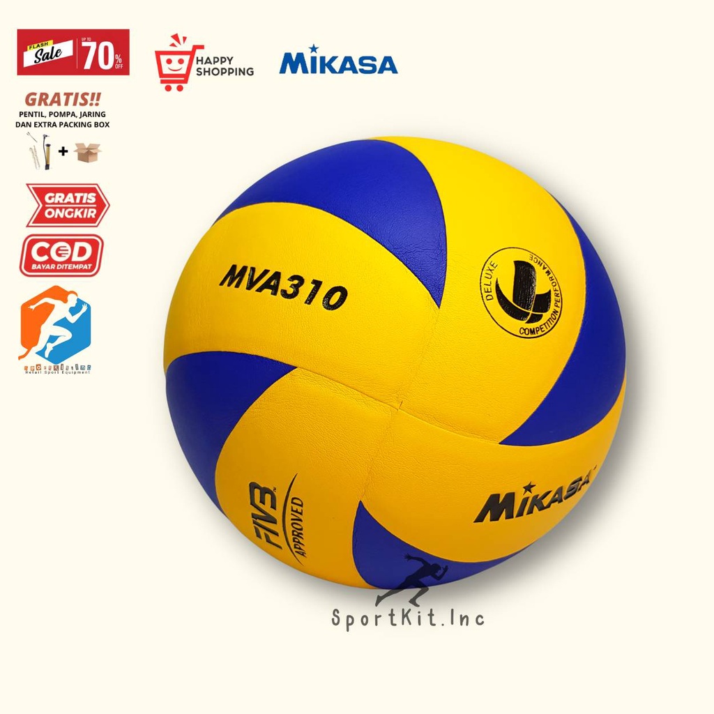 Jual Bola Voli Volly Voly Murah Mikasa Mva Import Original Size Indoor Outdoor Shopee