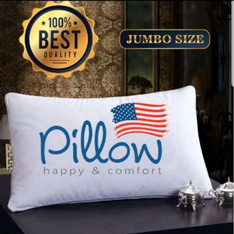 Jual COD 500GR BANTAL GULING HOTEL PILLOW PILOW ORIGINAL GROSIR GUDANG ...