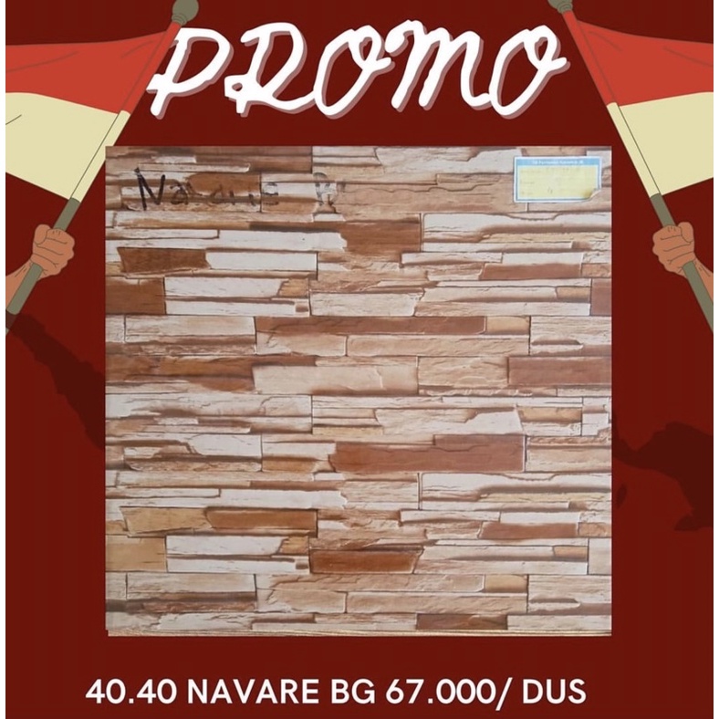 Jual keramik mulia signature 40x40 navare BG kasar | Shopee Indonesia
