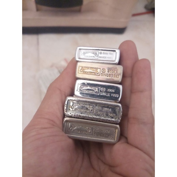 Jual Korek Api Team Pistol Model Zippo Jadul Shopee Indonesia