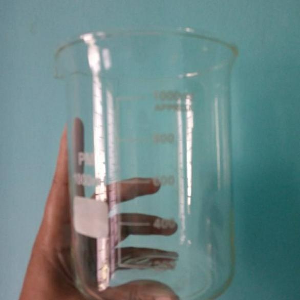 Jual Beaker Glass 1000ml Rrc Gelas Ukur Kimia 1 Liter Rrc Shopee Indonesia 5382