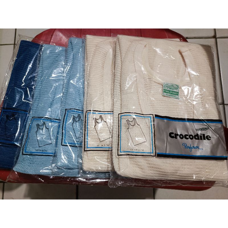 Jual CROCODILE SINGLET JALA KAOS TANPA LENGAN WARNA PRIA DEWASA ...