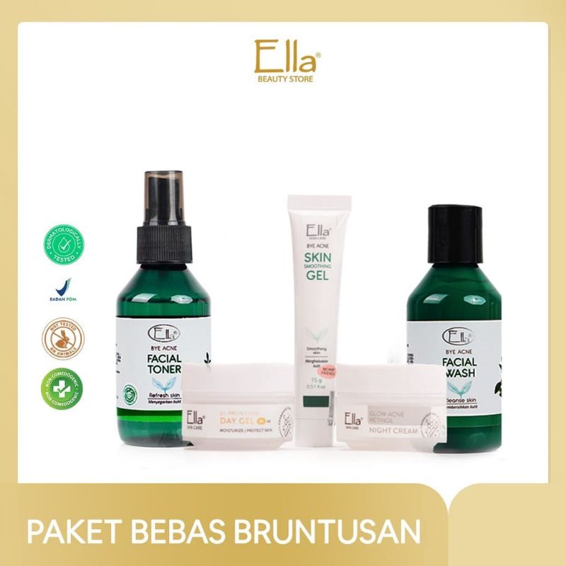 Jual Ella Skincare Paket Bebas Bruntus with extract tea tree Shopee Indonesia