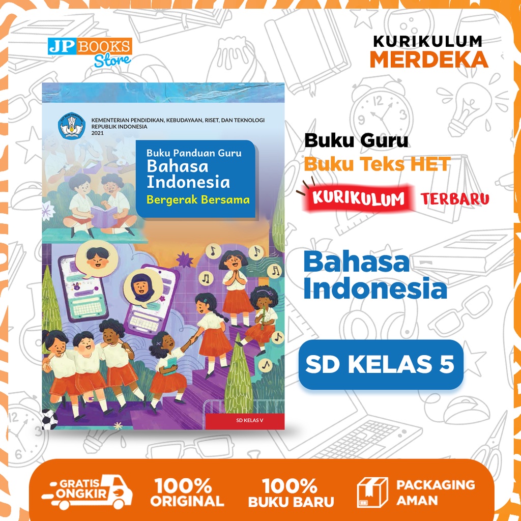 Jual JP Books – Buku Guru Teks Het Kurmer Sekolah Bahasa Indonesia Sd ...