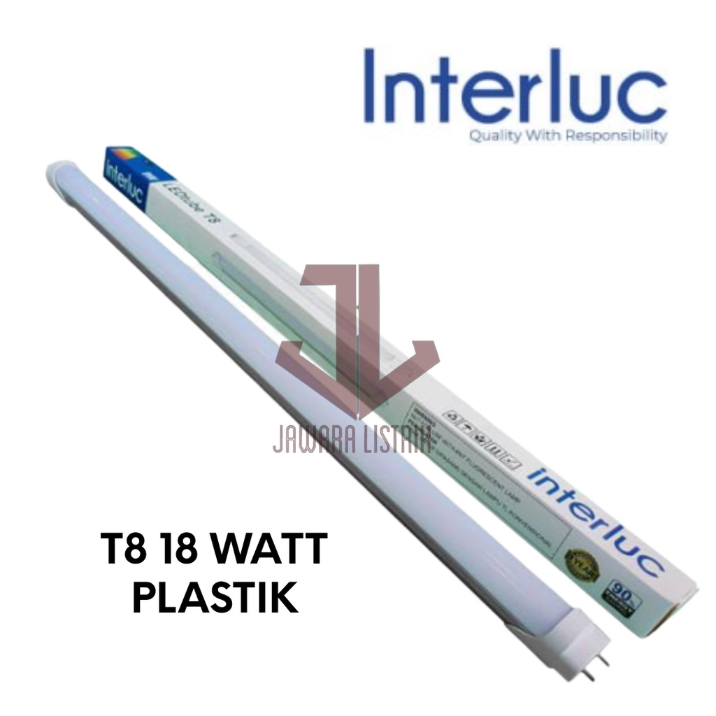 Jual Interluc Lampu Led T Watt Cm Plastik Sni Murah Bergaransi