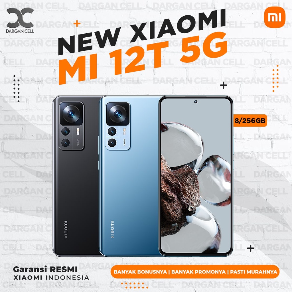 Jual XIOAMI MI 12T 5G 8/256GB GARANSI RESMI XIAOMI 1 TAHUN | Shopee ...