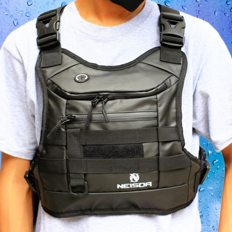 Jual Tas Dada Pria Rompi Neisda 100% Full Anti Air Chest Bag Waterproof ...