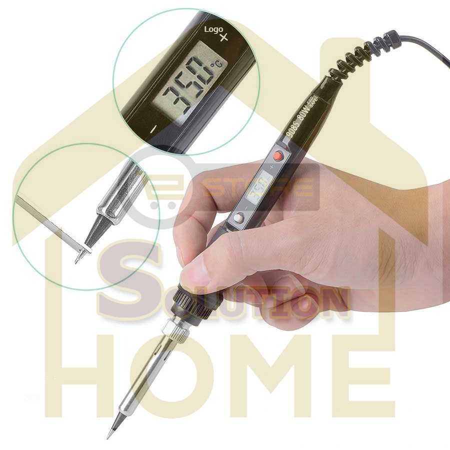 Jual HSS TOOLS - SumSour Electric Solder LCD Soldering Iron 80W 220V ...