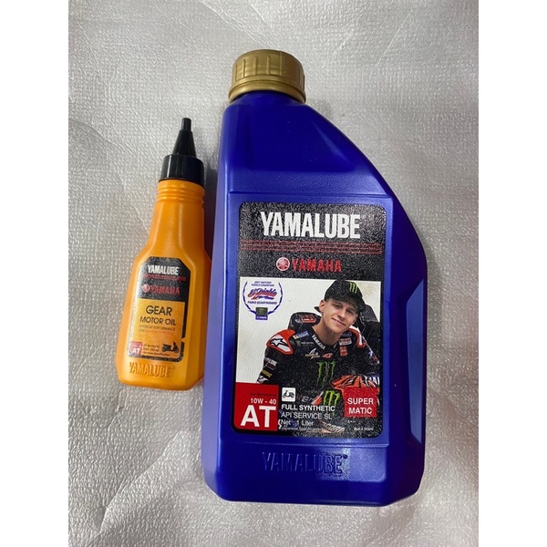 Jual Yamaha Yamalube Engine Oil Super Matic 1000ml+Gear Motor Oil 100ml